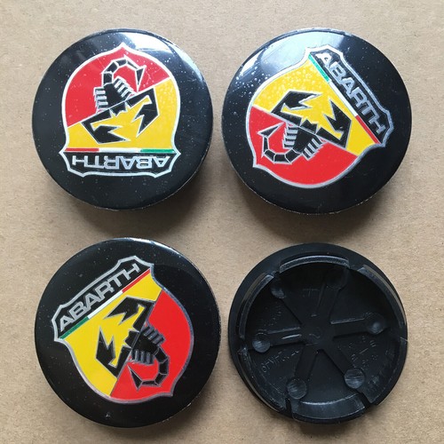 50mm schwarz fiat abarth - 4x,